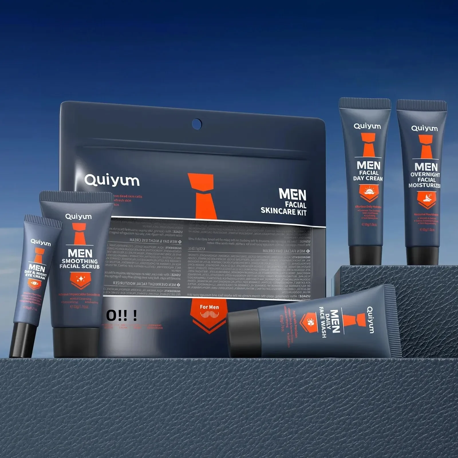 Mens Grooming Treatment - Kit de toilettage professionnel pour hommes,