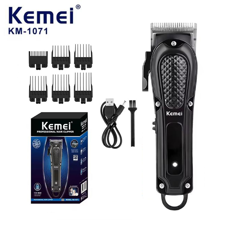 Beard Trimmer Cordless - Kemei KM-1071 Électrique Tondeuse À Cheveux