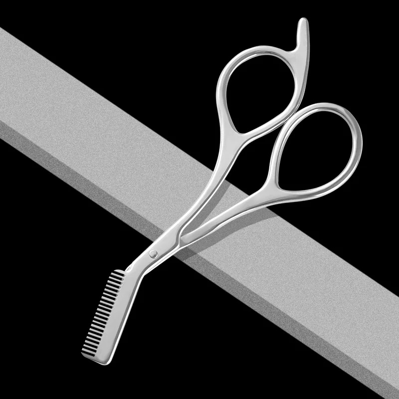 Men'S Grooming Eyebrow Trimming - Ciseaux à sourcils en acier inoxydable