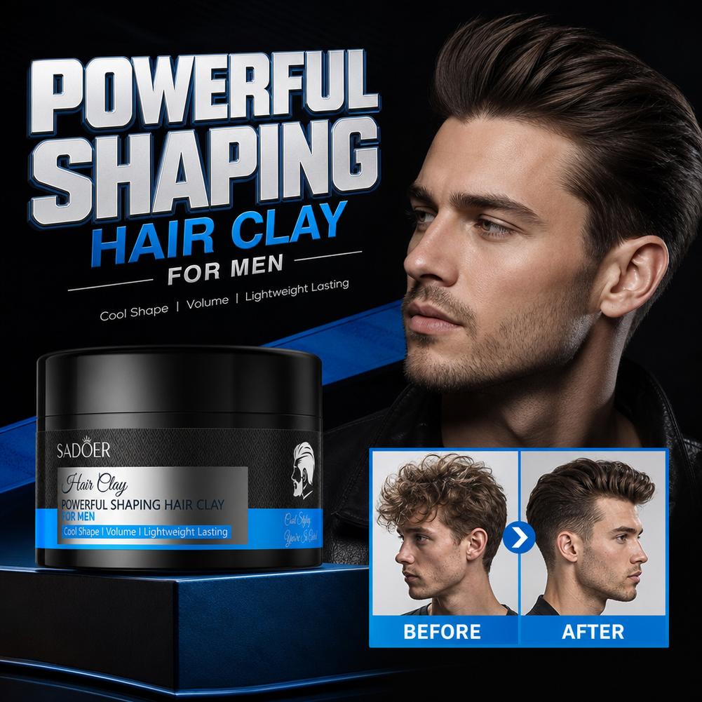 Men'S Grooming Daily - Cire coiffante mate à tenue forte,