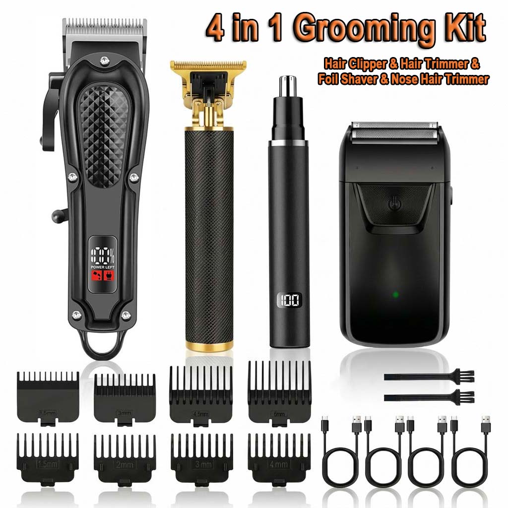 Beard Trimmer Cordless - Kit de tondeuse à cheveux 4