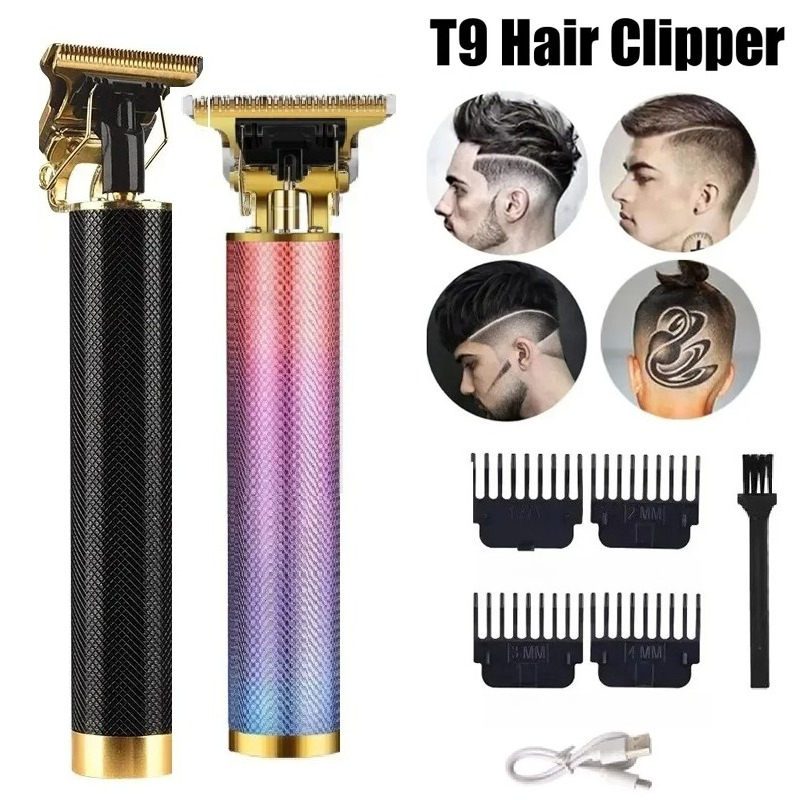 Beard Trimmer Cordless - Tondeuse à barbe électrique T9, 4