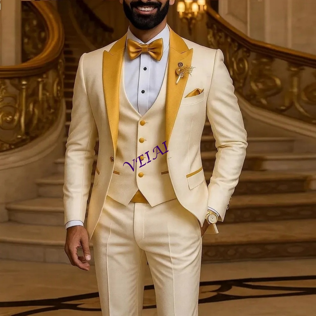 Costume pour hommes, col doré, - Men'S Grooming Daily avis et prix