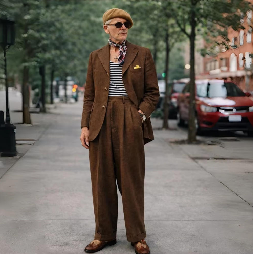 Costume homme en lin brun 2 pi - Men'S Grooming Daily avis et prix