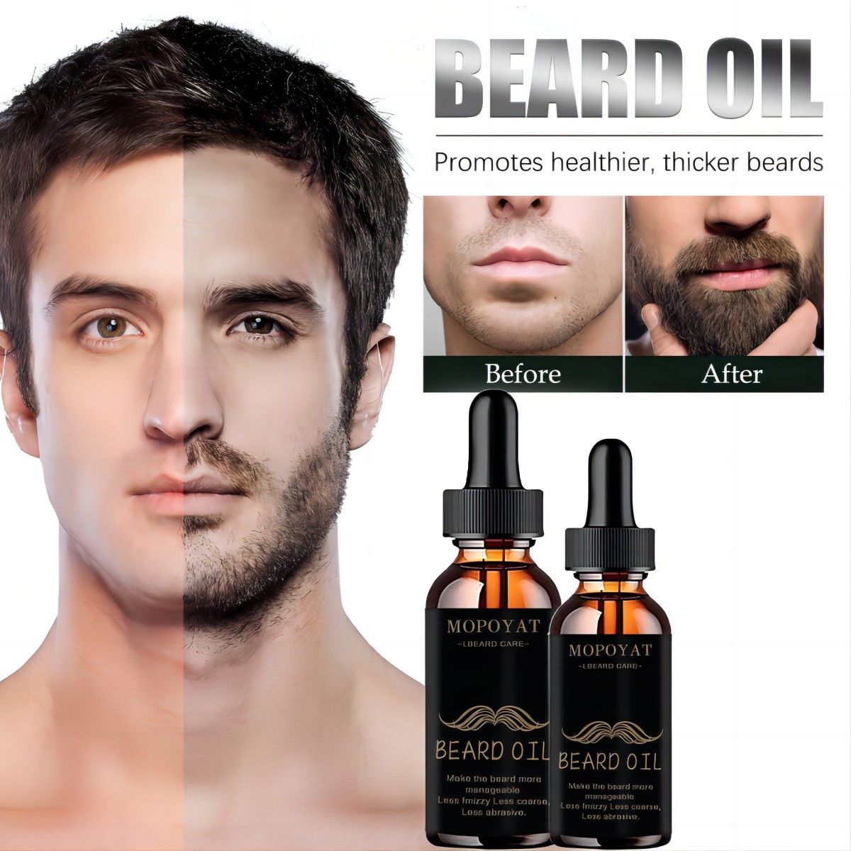 Huile de croissance pour barbe - Mens Grooming Treatment avis et prix