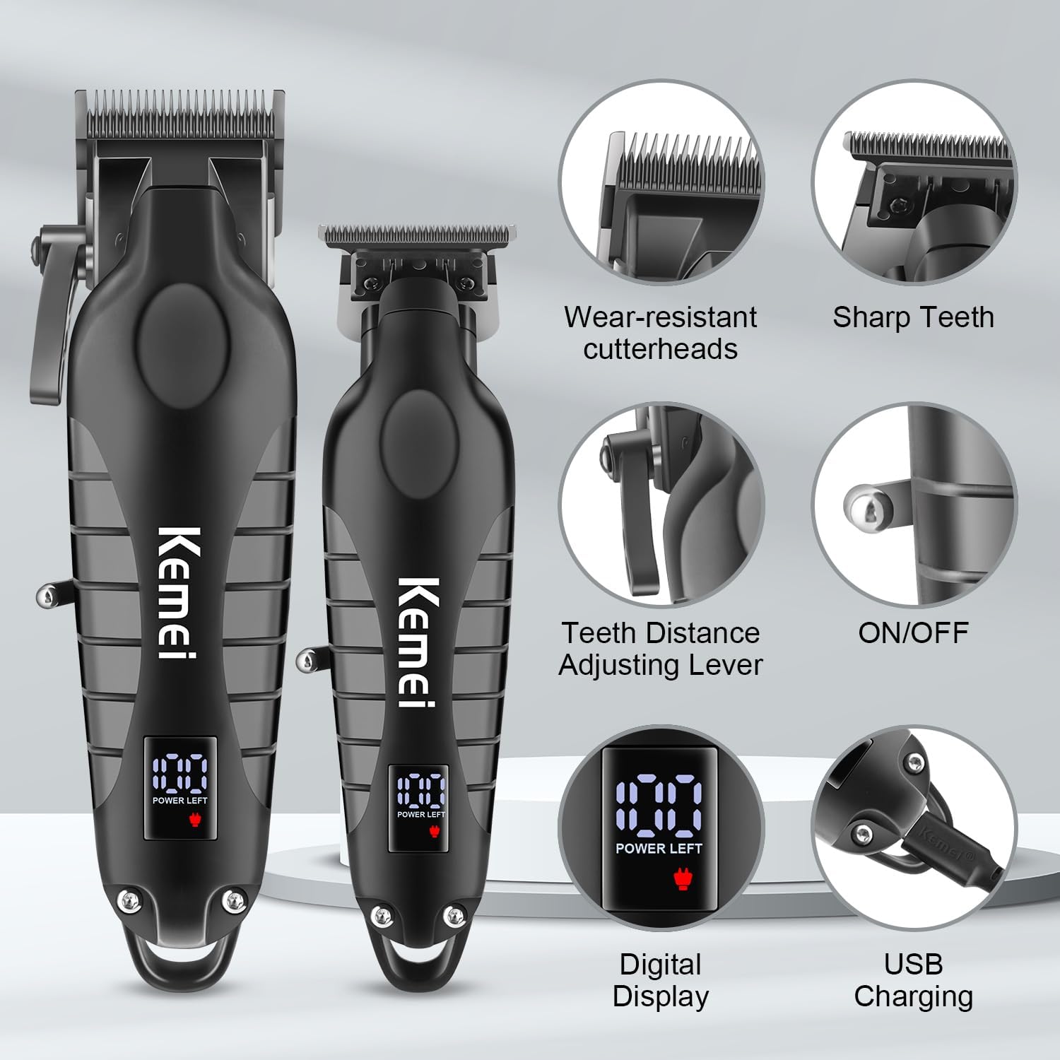 Kemei Kit de tondeuse à cheveu - Beard Trimmer Cordless avis et prix